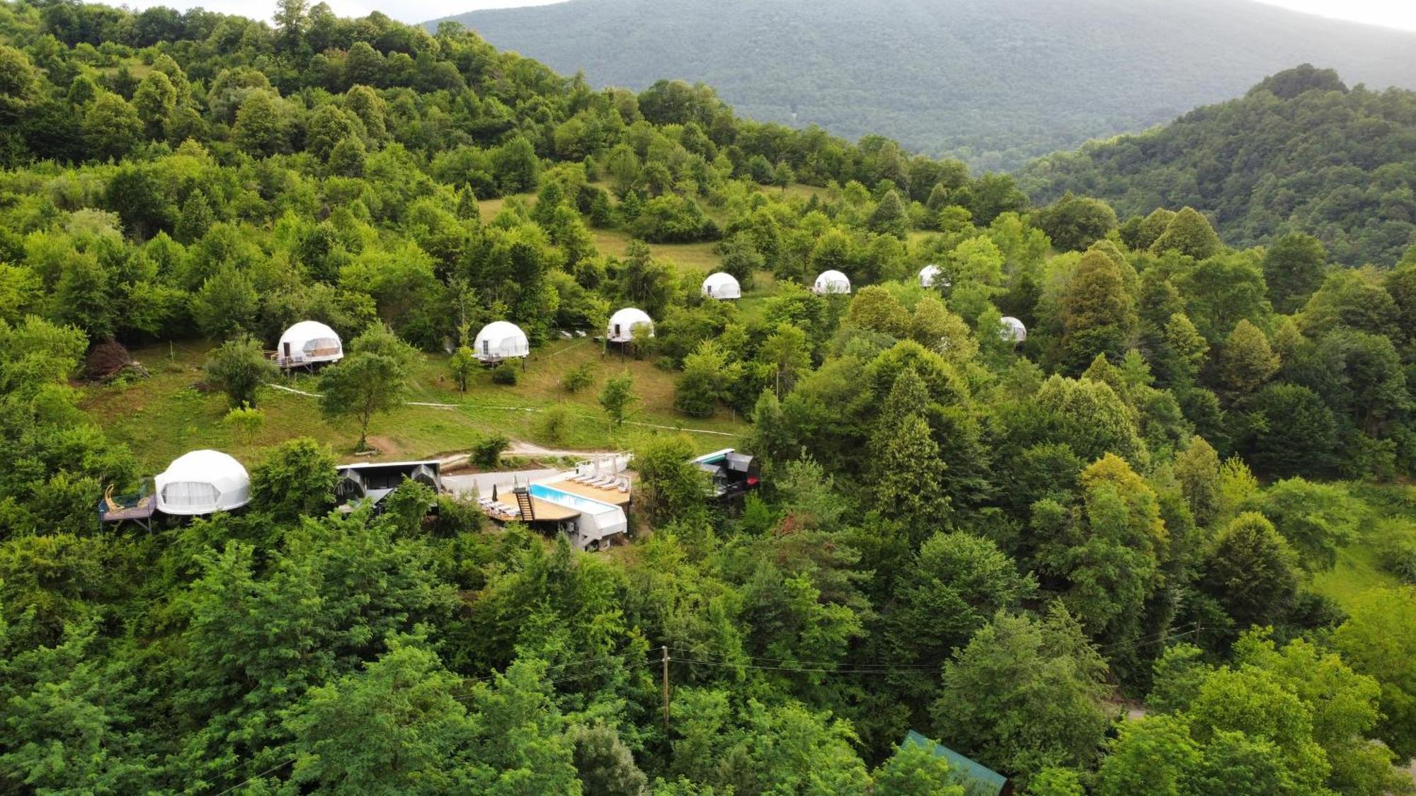 Отель Glamping Georgia Krikhi Амбролаури Экстерьер фото